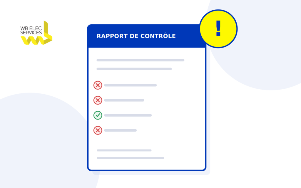 RAPPORT CONTRÔLE ÉLECTRIQUE NON CONFORME
