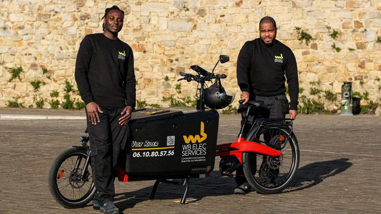 VoltRider, intervention électrique en vélo cargo au Mans